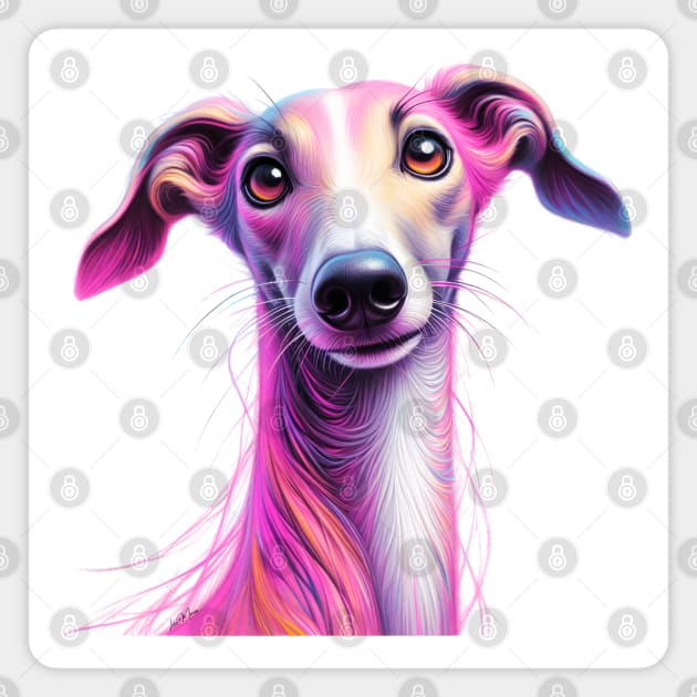 Galgo Greyhound Sighthound Dog Magnet by Greyhounds Are Greyt